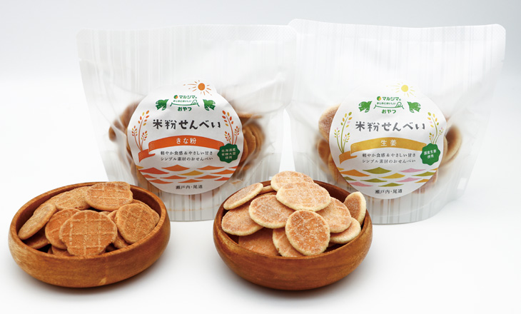 米粉せんべい　きな粉